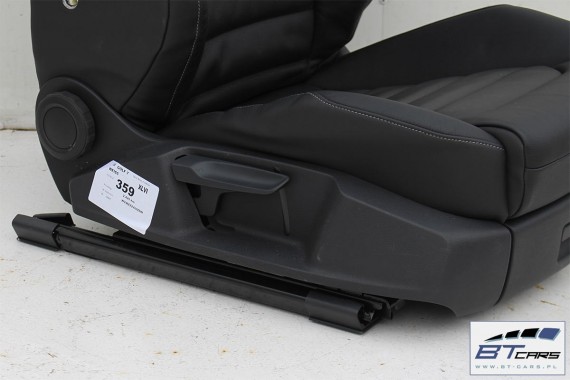 VW GOLF 7 VII FOTELE KOMPLET FOTELI siedzeń siedzenia fotel tapicerka 5G 5G4 5G0 skóra kolor czarny 5-drzwiowe drzwi