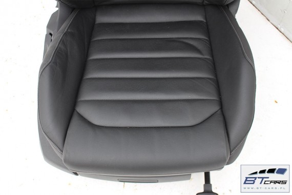 VW GOLF 7 VII FOTELE KOMPLET FOTELI siedzeń siedzenia fotel tapicerka 5G 5G4 5G0 skóra kolor czarny 5-drzwiowe drzwi