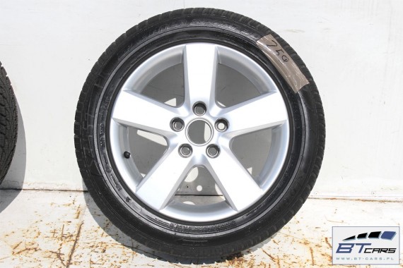 VW TOURAN GOLF V VI JETTA FELGI 16 OPONY ZIMA KOŁA felga 1T0601025M 6,5J*16H2 ET50 opona Dunlop SP Winter Sport 3D 205/55/16 91H