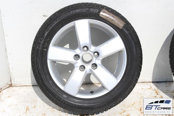 VW TOURAN GOLF V VI JETTA FELGI 16 OPONY ZIMA KOŁA felga 1T0601025M 6,5J*16H2 ET50 opona Dunlop SP Winter Sport 3D 205/55/16 91H