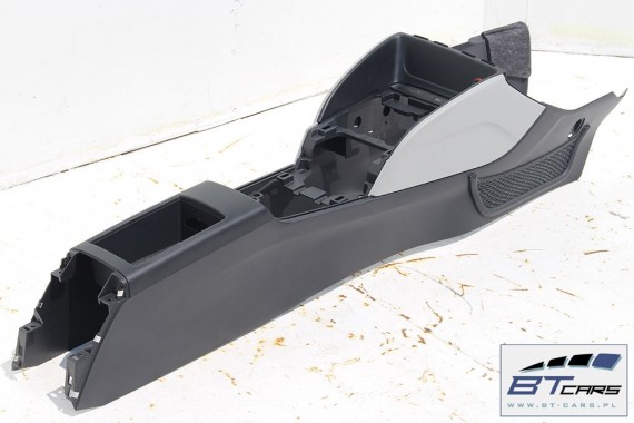 AUDI A3 TUNEL + PODŁOKIETNIK SKÓRA 8V1863241 RAI - soul / szary tytanowy  8V1 863 241 8V1863241 8V1863241J 8V1863241 8V1861690