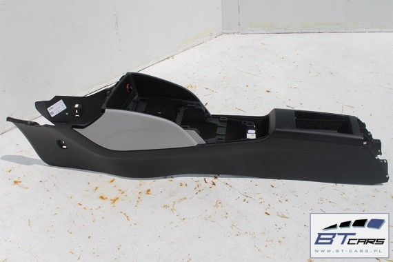 AUDI A3 TUNEL + PODŁOKIETNIK SKÓRA 8V1863241 RAI - soul / szary tytanowy  8V1 863 241 8V1863241 8V1863241J 8V1863241 8V1861690