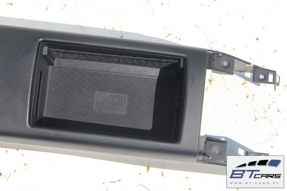 AUDI A3 TUNEL + PODŁOKIETNIK SKÓRA 8V1863241 RAI - soul / szary tytanowy  8V1 863 241 8V1863241 8V1863241J 8V1863241 8V1861690