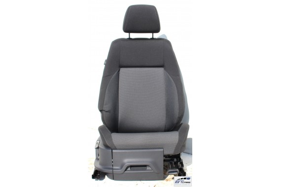 VW POLO FOTELE KOMPLET FOTELI siedzeń siedzenia tapicerka 6C 6C4 6C0 5-drzwiowy welur w kolorze czarno-szarym 91 kilometrów