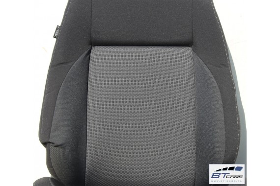 VW POLO FOTELE KOMPLET FOTELI siedzeń siedzenia tapicerka 6C 6C4 6C0 5-drzwiowy welur w kolorze czarno-szarym 91 kilometrów