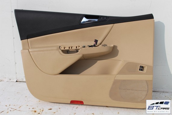 VW PASSAT B6 SEDAN BOCZKI DRZWI BOCZEK TAPICERKA 3C 3C1867011 3C1867012 3C5867211 3C5867212 skóra banan beż drzwiowe