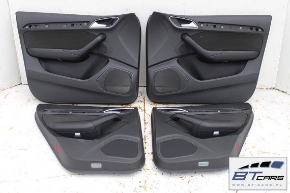 AUDI Q3 FL LIFT BOCZKI DRZWIOWE BOCZEK TAPICERKA 8U 8U1867103 8U1867104 8U0867303 8U0867304 8U0 867 303 czarne