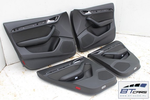 AUDI Q3 FL LIFT BOCZKI DRZWIOWE BOCZEK TAPICERKA 8U 8U1867103 8U1867104 8U0867303 8U0867304 8U0 867 303 czarne