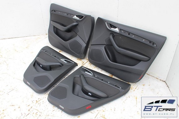 AUDI Q3 FL LIFT BOCZKI DRZWIOWE BOCZEK TAPICERKA 8U 8U1867103 8U1867104 8U0867303 8U0867304 8U0 867 303 czarne