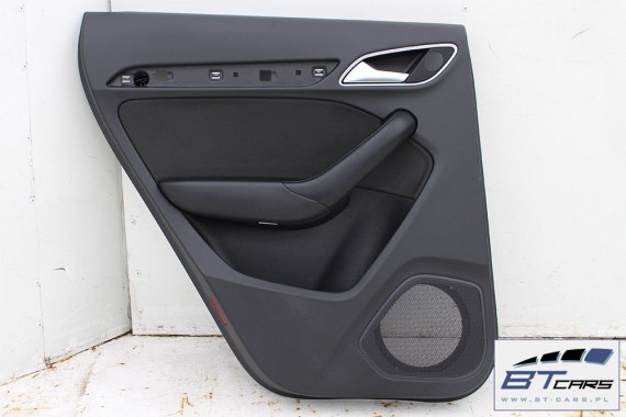 AUDI Q3 FL LIFT BOCZKI DRZWIOWE BOCZEK TAPICERKA 8U 8U1867103 8U1867104 8U0867303 8U0867304 8U0 867 303 czarne