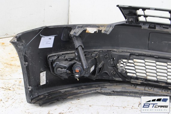 VW POLO PRZÓD maska zderzak pas przedni lampy wzmocnienie błotnik lampa 6R LC9X Kolor:  głęboka czerń 6R0 błotniki KOMPLETNY