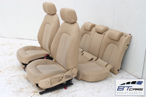 AUDI A6 SEDAN FOTELE KOMPLET FOTELI siedzeń siedzenia fotel tapicerka 4G 4G5 4G0 welur