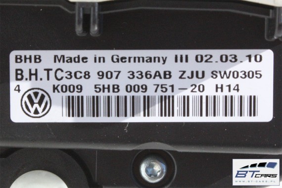VW SCIROCCO GOLF 6 PANEL KLIMATYZACJI KLIMY 3C8907336AB moduł sterownik nawiewu 3C8 907 336 AB