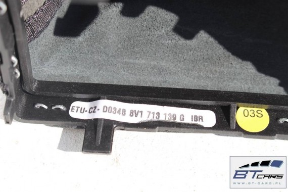 AUDI A3 GAŁKA ZMIANY BIEGÓW 8V1713139G 8V1 713 139 G kolor : IBR - czarny soul 8V 8V1713139G 8V1713139G 8V1713139G 8V1713139 FL