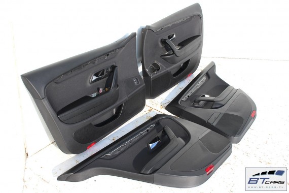 VW PASSAT CC BOCZKI DRZWI BOCZEK TAPICERKA 3C8 3C8867011 3C8867012 3C8867211 3C8867212 drzwiowy welur czarne 3C8 867 011
