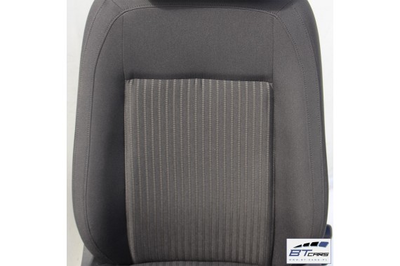 VW POLO SEDAN FOTELE KOMPLET FOTELI siedzeń siedzenia fotel tapicerka 6R welur kolor czarny
