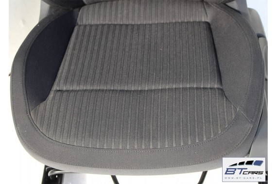 VW POLO SEDAN FOTELE KOMPLET FOTELI siedzeń siedzenia fotel tapicerka 6R welur kolor czarny