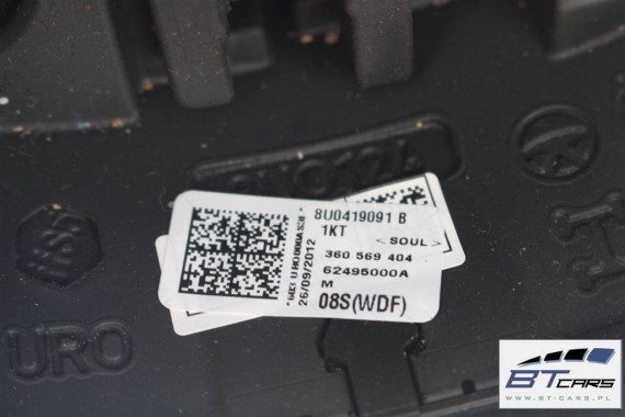 AUDI A3 KIEROWNICA SKÓRA MULTI 8U0419091B 8V 8U0 419 091 B 8U0419091B 8U0419091B 8U0419091B 8U0419091B 8U0419091B 1KT - czarny