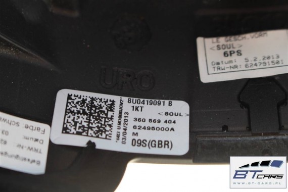 AUDI A3 KIEROWNICA SKÓRA MULTI 8U0419091B 8V 8U0 419 091 B 8U0419091B 8U0419091B 8U0419091B 8U0419091B 8U0419091B 1KT - czarny