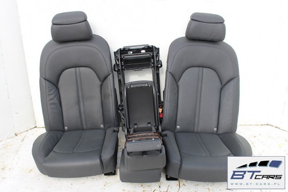 AUDI A8 FOTELE KOMPLET FOTELI siedzeń siedzenia tapicerka 4H D4 4H0 2010-2017 kolor czarny