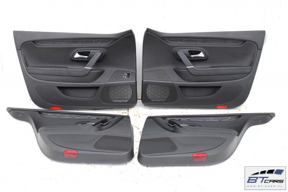 VW PASSAT CC BOCZKI DRZWI BOCZEK TAPICERKA 3C8 3C8867011 3C8867012 3C8867211 3C8867212 drzwiowy skóra czarne 3C8 867 011