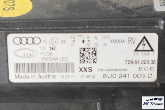 AUDI Q3 OFFROAD S-LINE KOMPLETNY PRZÓD maska błotnik zderzak pas przedni wzmocnienie XENON LED 8U LX2U 8U