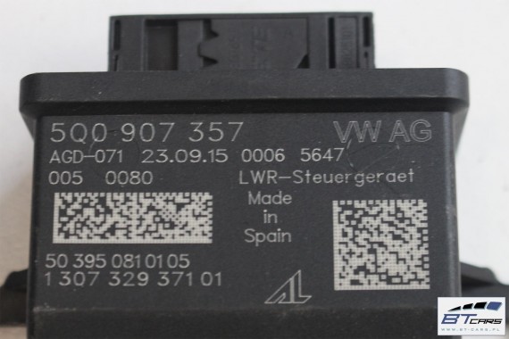 AUDI A3 TT VW GOLF 7 VII POLO PASSAT B8 TIGUAN TOURAN MODUŁ STEROWNIK ŚWIATEŁ 5Q0907357 5Q0 907 357 5Q0907357 REGULACJA ZASIĘGU