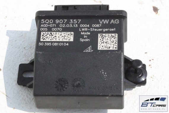 AUDI A3 TT VW GOLF 7 VII POLO PASSAT B8 TIGUAN TOURAN MODUŁ STEROWNIK ŚWIATEŁ 5Q0907357 5Q0 907 357 5Q0907357 REGULACJA ZASIĘGU