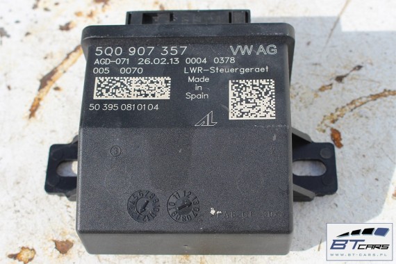 AUDI A3 TT VW GOLF 7 VII POLO PASSAT B8 TIGUAN TOURAN MODUŁ STEROWNIK ŚWIATEŁ 5Q0907357 5Q0 907 357 5Q0907357 REGULACJA ZASIĘGU