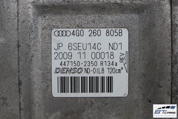 AUDI A6 A7 POMPA SPRĘŻARKA KLIMATYZACJI KLIMY 4G0260805B 4G0 260 805 B 4G 4G0260805B 4G0260805B 4G0260805B 4G0260805B 4G0260805B