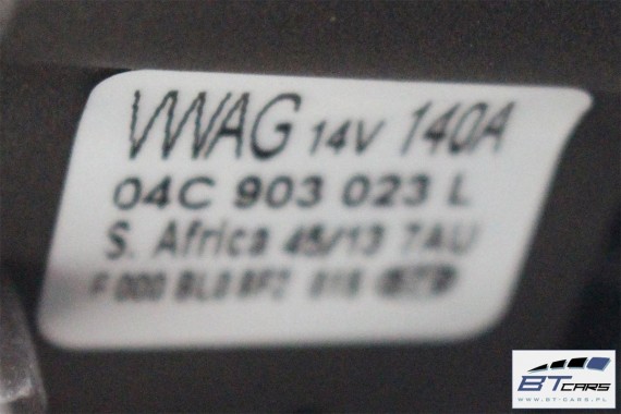 VW AUDI SEAT SKODA ALTERNATOR 140A 04C903023L 04C903023T 04C 903 023 L 04C903023TX 04E903024S 04E903015P 04E903015P 04E903023J