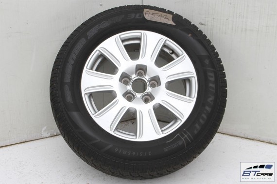AUDI Q3 FELGI 16 cali OPONY ZIMOWE KOŁA felga  8U0601025Q 6,5J*16H2 ET33 opona ZIMA Dunlop SP Winter Sport 3D 215/65/16 98H 8U