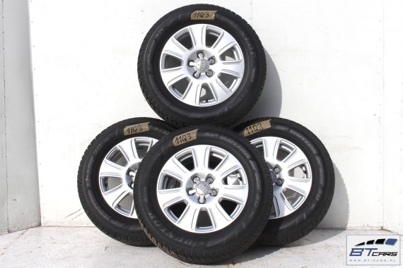 AUDI Q3 FELGI 16 cali OPONY ZIMOWE KOŁA felga 8U0601025Q 6,5J*16H2 ET33 opona ZIMA Dunlop SP Winter Sport 3D 215/65/16 98H 8U