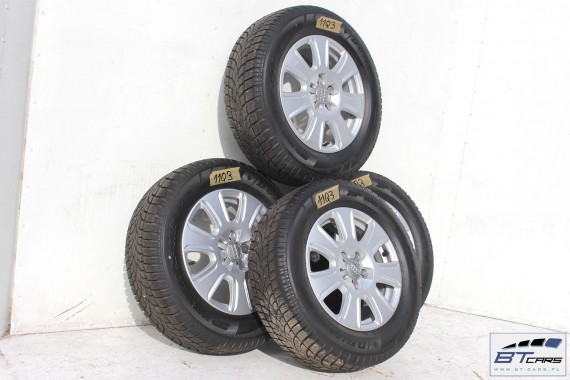 AUDI Q3 FELGI 16 cali OPONY ZIMOWE KOŁA felga 8U0601025Q 6,5J*16H2 ET33 opona ZIMA Dunlop SP Winter Sport 3D 215/65/16 98H 8U