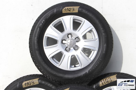 AUDI Q3 FELGI 16 cali OPONY ZIMOWE KOŁA felga 8U0601025Q 6,5J*16H2 ET33 opona ZIMA Dunlop SP Winter Sport 3D 215/65/16 98H 8U