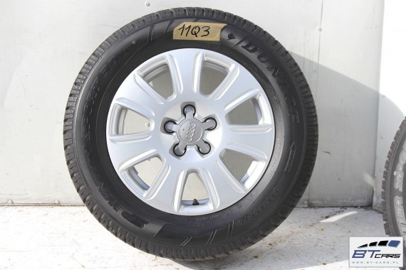 AUDI Q3 FELGI 16 cali OPONY ZIMOWE KOŁA felga 8U0601025Q 6,5J*16H2 ET33 opona ZIMA Dunlop SP Winter Sport 3D 215/65/16 98H 8U