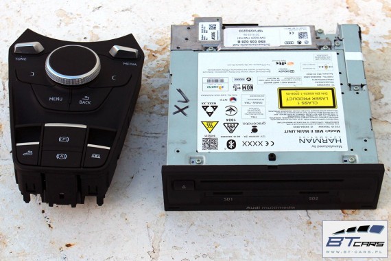 AUDI TT CZYTNIK 8S0035028B + PANEL MMI 8S0919614H 8S0035028B 8S0919614H sterowanie 8S0035028B 8S0919614H 8S0035028 8S0919614