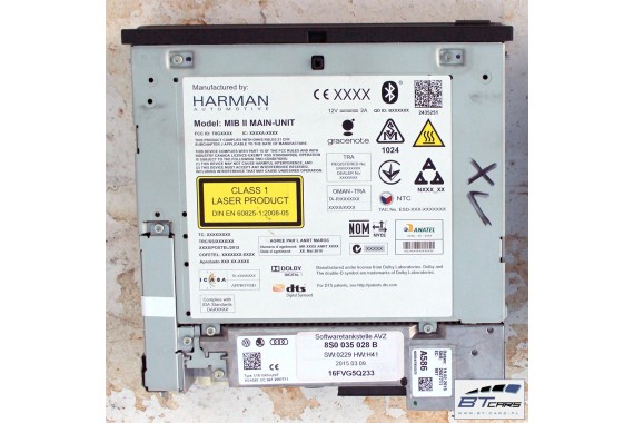 AUDI TT CZYTNIK 8S0035028B + PANEL MMI 8S0919614H 8S0035028B 8S0919614H sterowanie 8S0035028B 8S0919614H 8S0035028 8S0919614