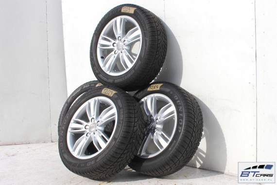 AUDI Q3 FELGI FELGI 17 cali 8U0601025E KOŁA OPONY ZIMA felga 6,5J*17H2 ET33  opona Dunlop SP Winter Sport 3D 215/60 96H zimowe