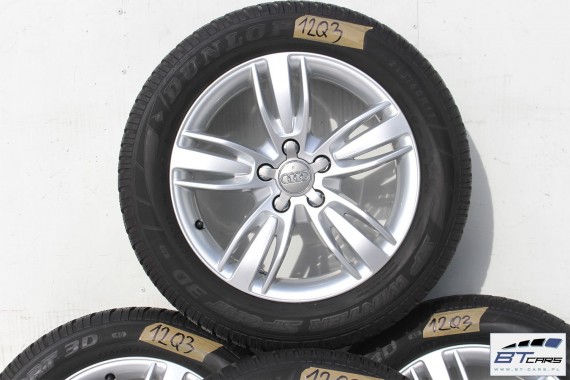 AUDI Q3 FELGI FELGI 17 cali 8U0601025E KOŁA OPONY ZIMA felga 6,5J*17H2 ET33  opona Dunlop SP Winter Sport 3D 215/60 96H zimowe
