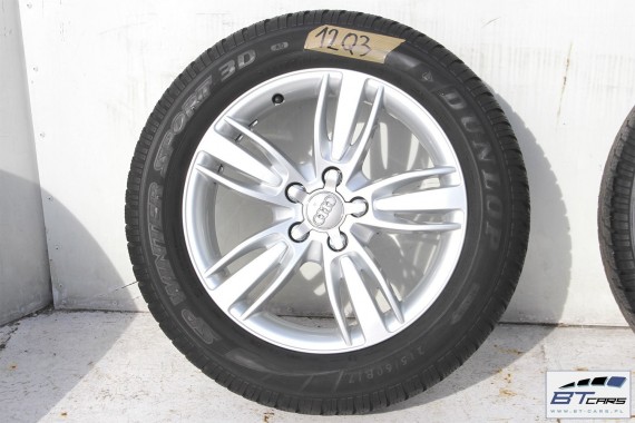 AUDI Q3 FELGI FELGI 17 cali 8U0601025E KOŁA OPONY ZIMA felga 6,5J*17H2 ET33  opona Dunlop SP Winter Sport 3D 215/60 96H zimowe