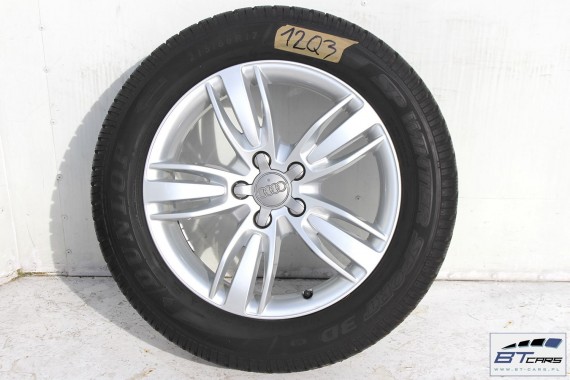 AUDI Q3 FELGI FELGI 17 cali 8U0601025E KOŁA OPONY ZIMA felga 6,5J*17H2 ET33  opona Dunlop SP Winter Sport 3D 215/60 96H zimowe