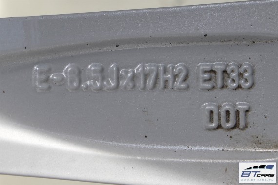 AUDI Q3 FELGI FELGI 17 cali 8U0601025E KOŁA OPONY ZIMA felga 6,5J*17H2 ET33  opona Dunlop SP Winter Sport 3D 215/60 96H zimowe