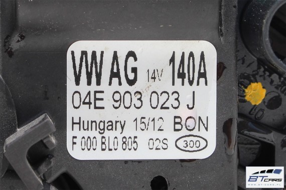 VW AUDI SEAT SKODA ALTERNATOR 140A 04E903023J 04E 903 023 J 04C903023L 04C903023T 04C903023TX 04E903023JX 04C903023LX