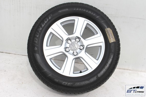 AUDI Q5 FELGI 17 OPONY ZIMOWE KOŁA 8R0601025S felga 7J*17H2 ET33 opona ZIMA Dunlop SP Winter Sport 3D 235/65/17 104H 8R, 80A