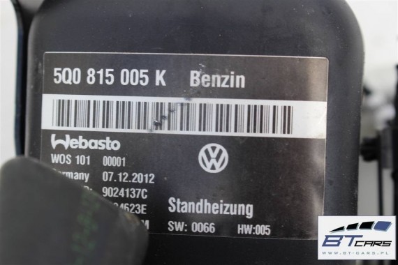 VW GOLF 7 AUDI A3 OGRZEWANIE WEBASTO 5Q0815005K 5Q0963513 5Q0 815 005 K 5Q0 963 513 8V + pilot + sterownik moduł benzyna