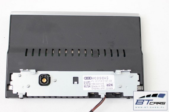 AUDI A8 MONITOR WYŚWIETLACZ EKRAN LCD MMI 8 4H0919604G 4H0919604C 4H0919604D 4H0919604F 4H0919604G 4H0919604H 4H0 919 604 4H d4