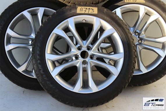 AUDI Q7 FELGI 20 cali 4H0601025BL KOŁA OPONY ZIMOWE felga 9J*20H2 ET37 opona ZIMA Dunlop Grandtrek WT M3 275/45/20 110V 4M