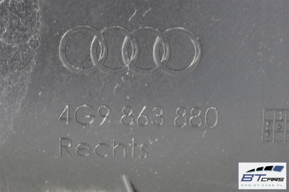 AUDI A6 KOMBI BOCZEK + PAS + DYWAN BAGAŻNIKA 4G9863879 4G9863880 4G9864483 4G986529A 4G 4G9 861 529 A boczki bagażnik tapicerka