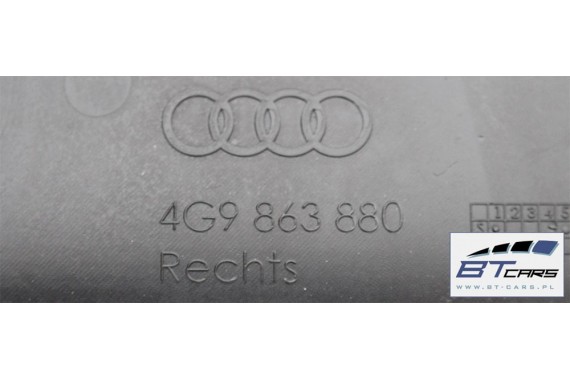 AUDI A6 KOMBI BOCZEK + PAS + DYWAN BAGAŻNIKA 4G9863879 4G9863880 4G9864483 4G986529A 4G 4G9 861 529 A boczki bagażnik tapicerka